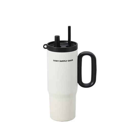 750Ml Stainless Steel Thermos Double-Layer Insulation Cold and Hot Stanleycup Fathers Day Gifts Camping and Travel Thermal Mug